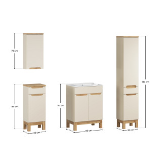 Comad SET-BAC 60CM LAVA HC LC Koupelnová sestava 60 cm