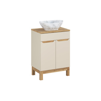 Zestaw meblowy 60cm z blatem i umywalką nablatową Pati