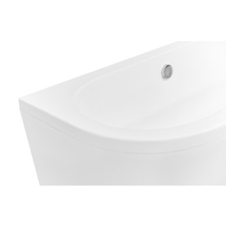 BESCO vana volně stojící VISTA, 1600 × 750 mm, bílá barva, sanitární kompozit VANTUR160