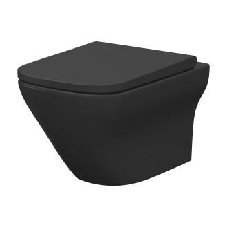 Cersanit Set B575 Larga mísa závěsná čtverec, sedátko antr S701-611