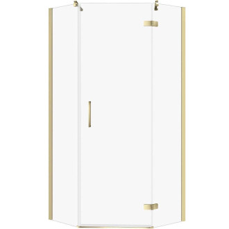 Cersanit Jota sprchový kout P zlatá čiré sklo 80x80x195 S160-017