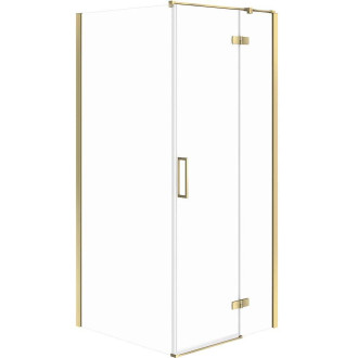 Cersanit Jota sprchový kout P zlatá čiré sklo 90x90x195 S160-022
