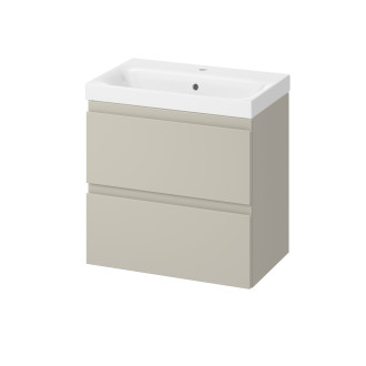 Skříňka Cersanit Moduo Slim 60 s umyvadlem kašmír set C471, S801-594