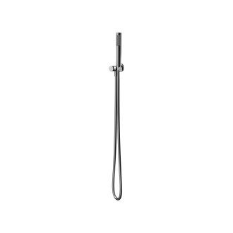 Sprchový set Cersanit Zen s úhlovým připojením černý gun metal, S951-781