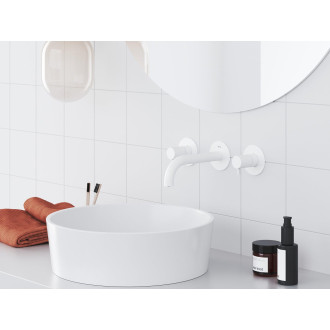 Umyvadlová podomítková baterie Espirit, s tělesem (ES 019.10WV.O1 Umyvadlová podomítková baterie s tělesem, White Velvet)