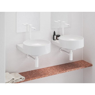 Umyvadlová stojánková baterie Eleganta EL 015.00 (EL 015.10WV Umyvadlová stojánková baterie 335 mm bez výpusti, White Velvet)