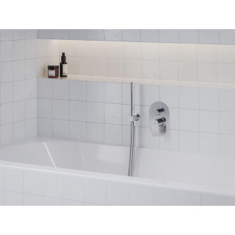 Podomítková baterie Eleganta EL 065.00, s přepínačem, pro R-box (EL 065.00CR.O2.RB07E Podomítková baterie 2-cestná bez tělesa, Chrome)