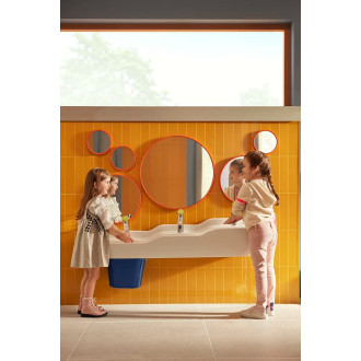 Zrcadlo VitrA Sento Kids 60x60 cm oranžová 65867