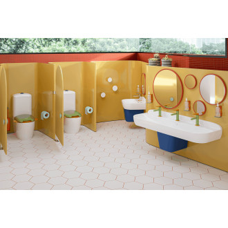 Zrcadlo VitrA Sento Kids 60x60 cm oranžová 65867