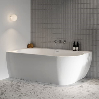 Vana Freedom Corner (Vana Freedom Corner 170x80 L, volně stojící, bílá, krytka odtoku bílá/černá/chrom)