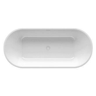 Vana Solo (Vana Solo 178x80, volně stojící, bílá, krytka přepadu a odtoku bílá)