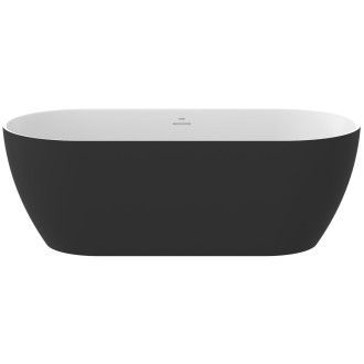 Vana Freedom O Tec (Vana Freedom O Tec 170x77 volně stojící, černá/bílá, krytka odtoku černá)