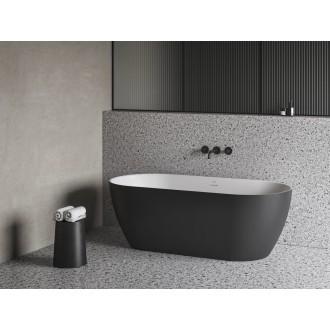 Vana Freedom O Tec (Vana Freedom O Tec 170x77 volně stojící, černá/bílá, krytka odtoku černá)