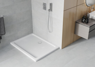 Mexen slim obdélníková sprchová vanička 120 x 80 cm, bílá - 40108012