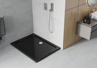 Mexen slim obdélníková sprchová vanička 120 x 80 cm, černá - 40708012