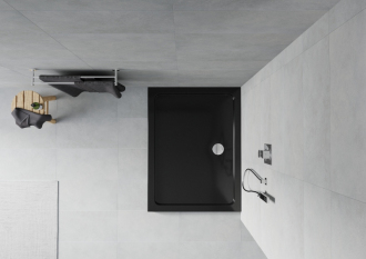 Mexen slim obdélníková sprchová vanička 120 x 80 cm, černá - 40708012