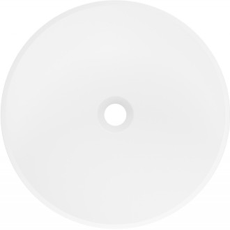 Volně stojící umyvadlo Mexen Onyx-03 z konglomerátu 45 x 45 cm, matná bílá - 26534500