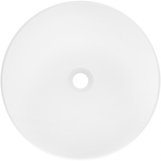 Volně stojící umyvadlo Mexen Leta z konglomerátu 45 x 45 cm, matná bílá - 26574500