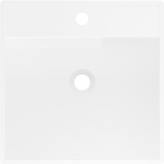 Volně stojící umyvadlo Mexen Belen z konglomerátu 45 x 45 cm, matně bílá - 26604500