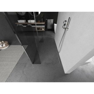 Volně stojící sprchová zástěna Mexen Kioto 100 x 30 x 30 cm, průhledná, chrom - 800-100-030-222-01-00-030