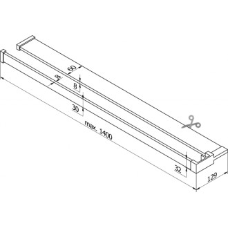 Sprchová polička Mexen s věšákem na ručníky, kartáčovaná měď - 800-02-65