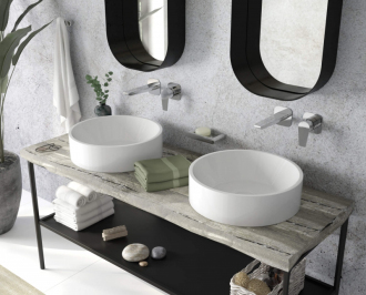Deante AGAWA BQG_054L Podomítková umyvadlová baterie, chrom