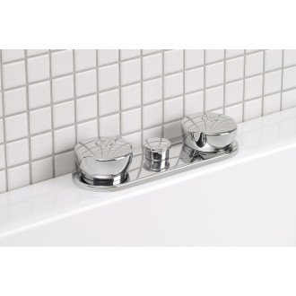 Kohoutková baterie s přepínačem 18x6 cm, chrom BD13151