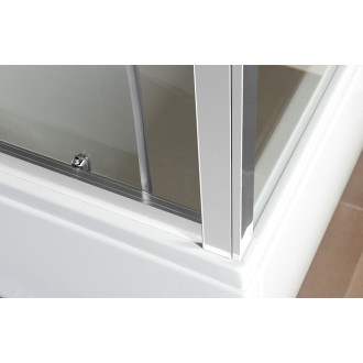 DEEP sprchové dveře posuvné 1100x1500mm, čiré sklo