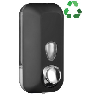 ECOLORED dávkovač tekutého mýdla 550ml, ABS, Soft Touch, černá mat