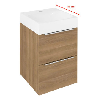 EMONA umyvadlová skříňka 39,4x55x39cm, dub cuneo