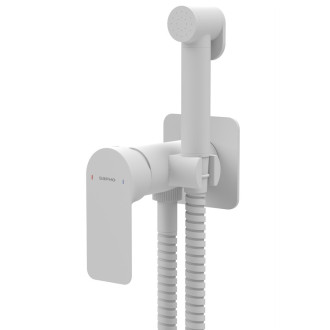 PAX podomítková bidetová baterie se Stop sprškou, bílá mat