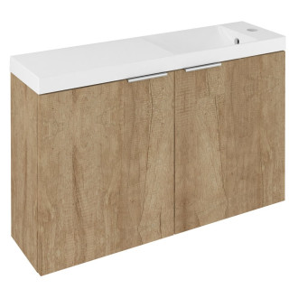 LATUS X umyvadlová skříňka s umyvadlem 80x54,5x22cm, dub alabama