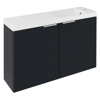 LATUS X umyvadlová skříňka s umyvadlem 80x54,5x22cm, antracit matný