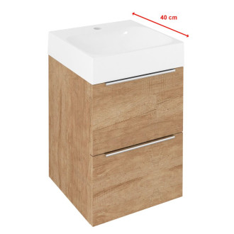 EMONA umyvadlová skříňka 39,4x55x39cm, dub alabama