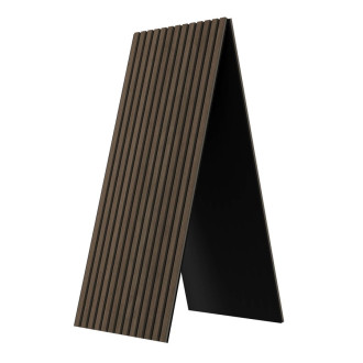 DELUXE akustický panel 2400x520x18mm, ořech/černá