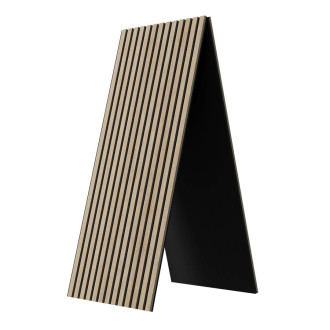 DELUXE akustický panel 2400x520x18mm, dub/černá