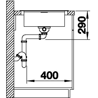 Blanco FLEX Pro 45 S Nerez přírodní lesk oboustranné provedení (232887+232250)