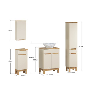 Comad SET-BAC B WOTAN 60CM UN PATI HC LC Koupelnová sestava 60 cm