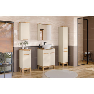 Zestaw meblowy 60cm z blatem i umywalką nablatową Lola