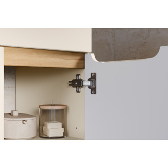 Zestaw meblowy 60cm z blatem i umywalką nablatową Lola