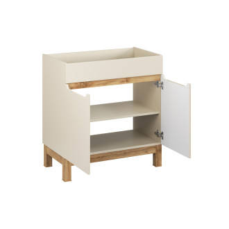 Szafka pod umywalkę 80cm 2 drzwi
