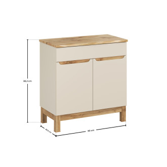 Comad SET-BAC B NAT WOTAN 80CM Koupelnová sestava 80 cm s deskou