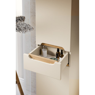 Comad SET-BAC B NAT WOTAN 80CM HC Koupelnová sestava 80 cm s deskou a vysokou skříňkou