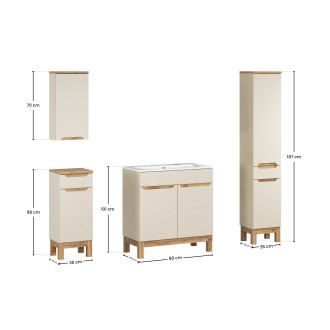 Comad SET-BAC 80CM SKY HC LC Koupelnová sestava 80 cm