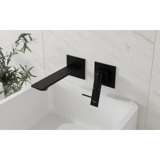 Podomítková umyvadlová baterie ASPIRA černá