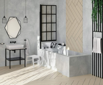 Deante LEVITA NERO KQL_N72P Vanová stěna 75x145, čiré sklo