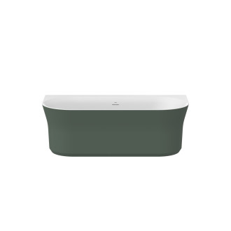Vana Ypsilon Wall (Vana Ypsilon Wall 178x86, volně stojící, Grey Green/bílá, krytka odtoku bílá)