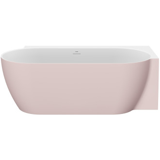 Vana Freedom Corner II Tec (Vana Freedom Corner II Tec 175x86 P, volně stojící, Alabaster Pink/bílá, krytka odtoku bílá)