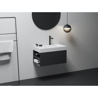 SD Lite 80 L/P skříňka pod umyvadlo (SD Lite 80 L skříňka pod umyvadlo černá matná)