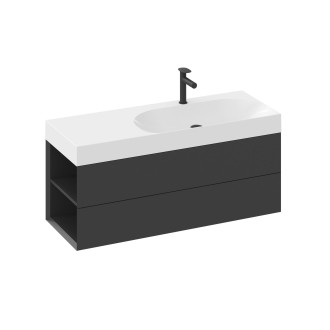 SD Lite 120 L/P skříňka pod umyvadlo (SD Lite 120 L skříňka pod umyvadlo černá matná)